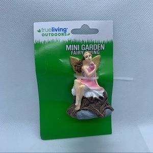 NEW IN PACKAGING Mini Garden Fairy Sitting Fairy Fairy Garden Figurine